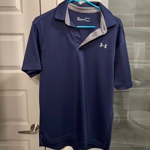 Navy Blue Under Armour Polo
